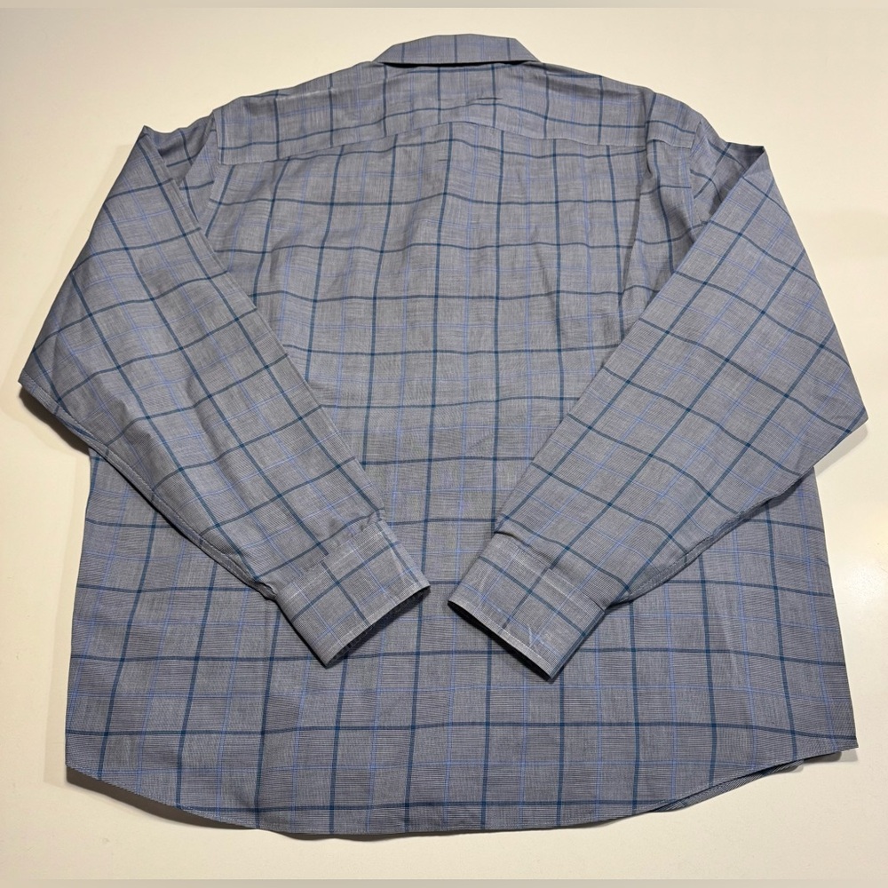 UNTUCKit Mens Size XL Ortman WF Plaid Relaxed Fit 100% Cotton Button Up Shirt - Picture 2 of 9